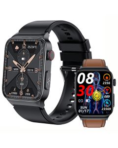 E500 Glicemia Smart Watch Men ECG Monitor Pressione sanguigna Temperatura corporea Smartwatch IP68 Tracker fitness impermeabile