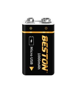 Beston 9V 1000mAh micro USB batteria ricaricabile agli ioni di litio 6F22 batteria usb per RC Elicottero Modello Microfono Giocattolo