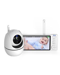 ABM501 Video Baby Monitor 2.4G Wireless con LCD da 5,0 pollici Audio bidirezionale Talk Visione notturna Telecamera di sicurezza di sorveglianza Babysitter