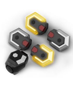 CarryBright CBX4 Indicatore di direzione per bicicletta con clacson Luce anteriore per bici impermeabile Spia di sicurezza Telecomando wireless intelligente