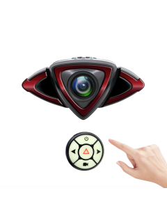 Registratore Fanale Posteriore per Bicicletta Fotocamera 1080P Accessori Innovativi per Sicurezza Ciclistica Telecomando Wireless Intelligente per Ciclismo Avventura e Urbano