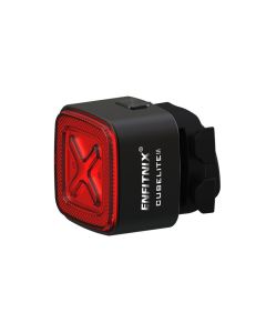 Enfitnix Cubelite III Fanale posteriore intelligente Spia freno bicicletta Luce posteriore ultra luminosa Carica USB LED Spia notturna