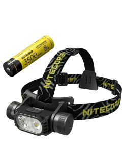 Nitecore HC68 2 x Luminus SST-40-W LEDs 2000 lumen Dual Beam ricaricabile Focusable Lampada frontale con batteria 3500mAh