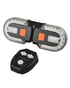 Indicatore di direzione per bici Luce posteriore Lampada per bicicletta a LED Ricaricabile tramite USB Luci wireless per bici Fanale posteriore MTB posteriore Accessori per bici