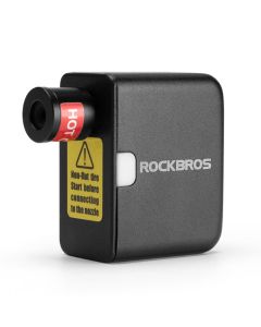 ROCKBROS Pompa per Bici Mini Pompa di Aria Elettrica Portatile Tenuto in Mano 100PSI Ricaricabile Gonfiatore per Pneumatici Auto Bici Moto Pompa da Bicicletta