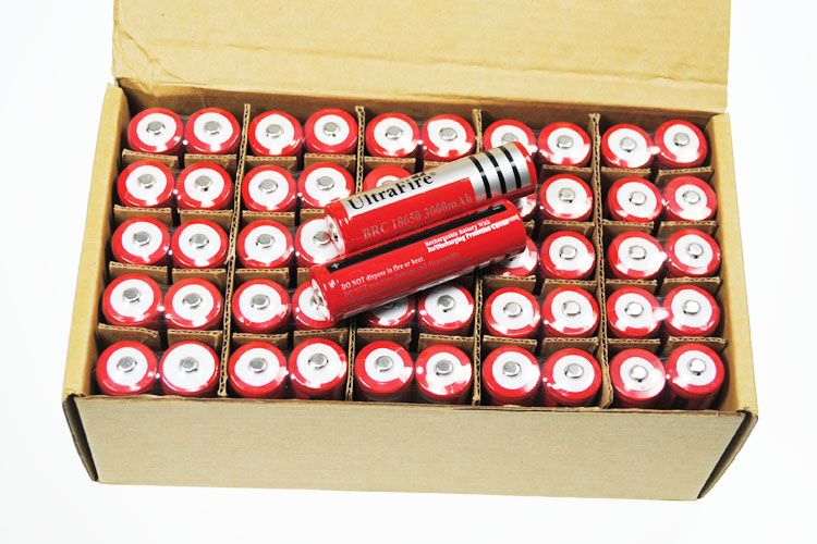 UltraFire BRC 3000mAh 3.7V Li-ion Batteria Ricaricabile Potenza di Lunga Durata per Torce e Fotocamere