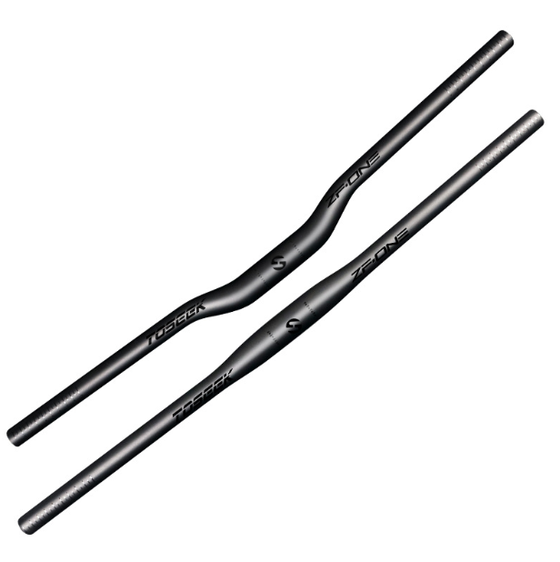 TOSEEK ZF-ONE Manubrio MTB in carbonio 31.8mm Leggero Nero Opaco 580mm 760mm Design ergonomico Qualità premium
