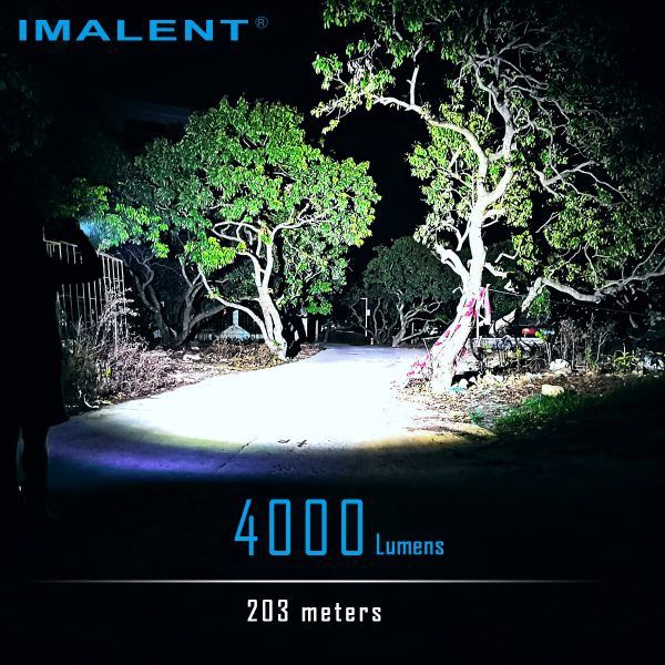 IMALENT LD70 Torcia LED 4000 Lumen Design compatto per avventurieri Fonte luminosa affidabile con display OLED