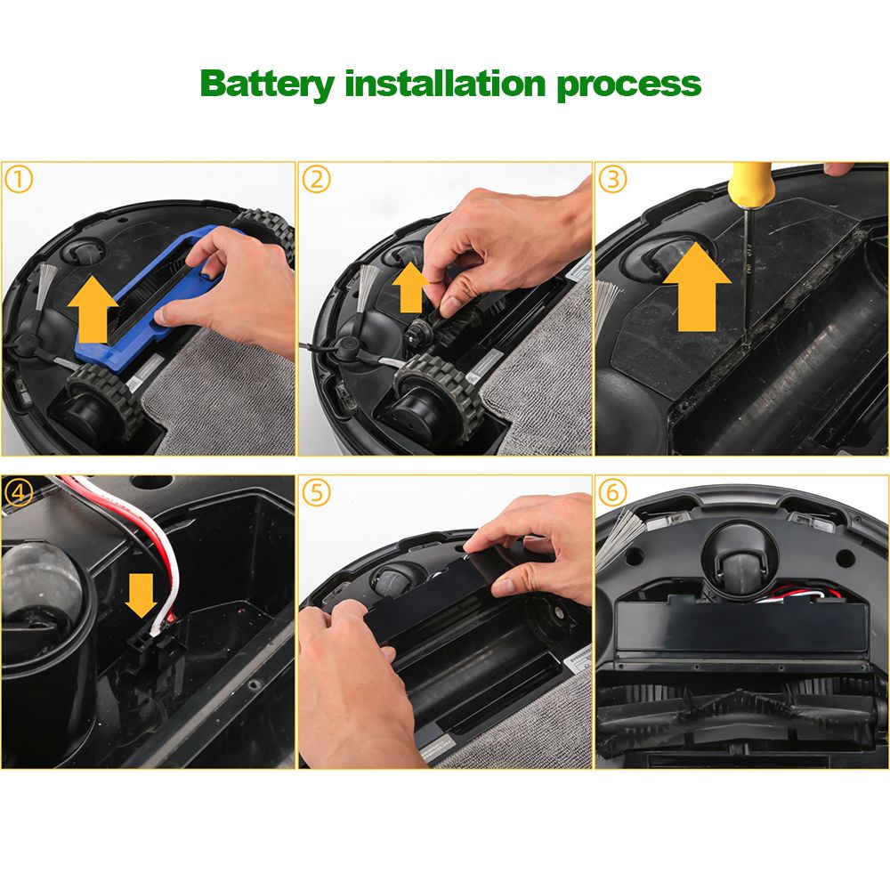 Batteria Ricaricabile Xiaomi Mijia STYTJ02YM 3200mAh 14.8V per prestazioni di pulizia robotica costanti