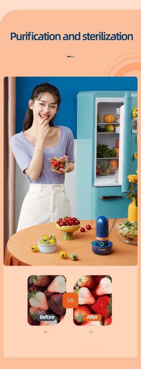 Donlim Disinfettante per Verdure Macchina Lavastoviglie Dispositivo per la Sicurezza Alimentare per una Preparazione dei Pasti Attenta alla Salute