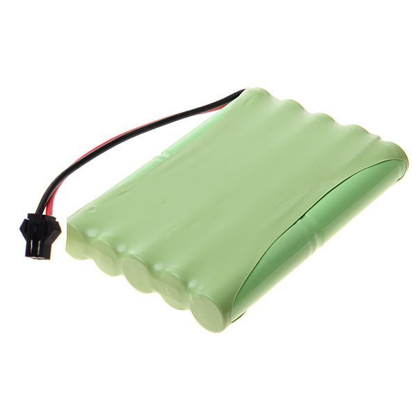 12V AA 1800mAh Ni-MH Batteria con Spina SM Grande Ecologica Ricaricabile ad Alta Capacità per Aeromodelli