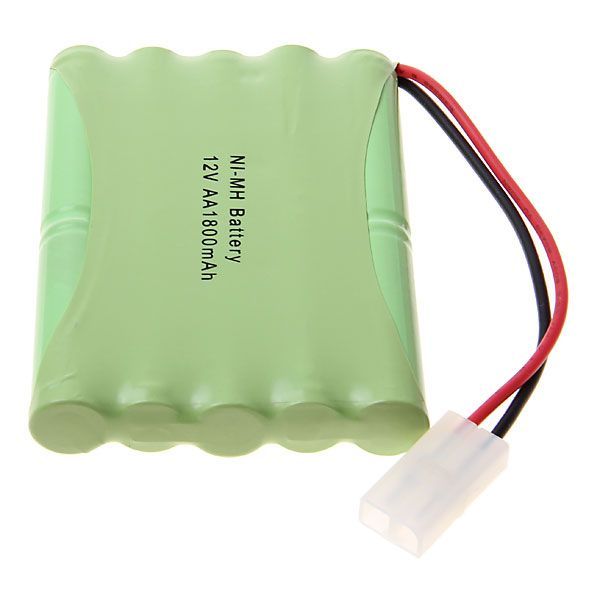 Pacco batterie ricaricabili Ni-MH 12V AA 1800mAh, ad alta capacità, ecologico, per giocattoli e fotocamere.
