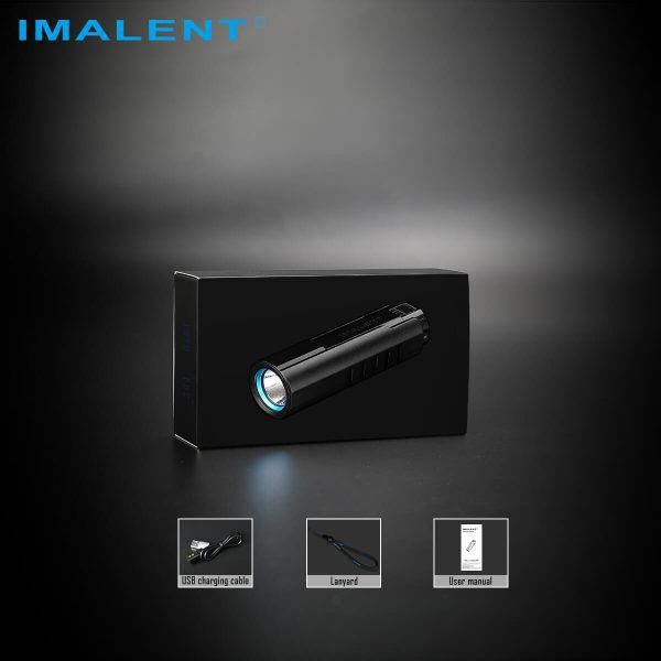 IMALENT LD70 Torcia LED 4000 Lumen Design compatto per avventurieri Fonte luminosa affidabile con display OLED