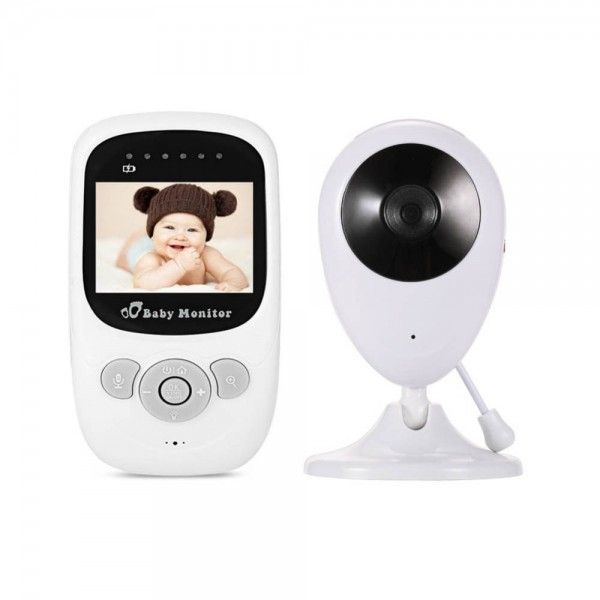 SP880 Baby Monitor Wireless con LCD da 2.4 pollici, video ad alta definizione, audio bidirezionale, visione notturna per la cura del bebè
