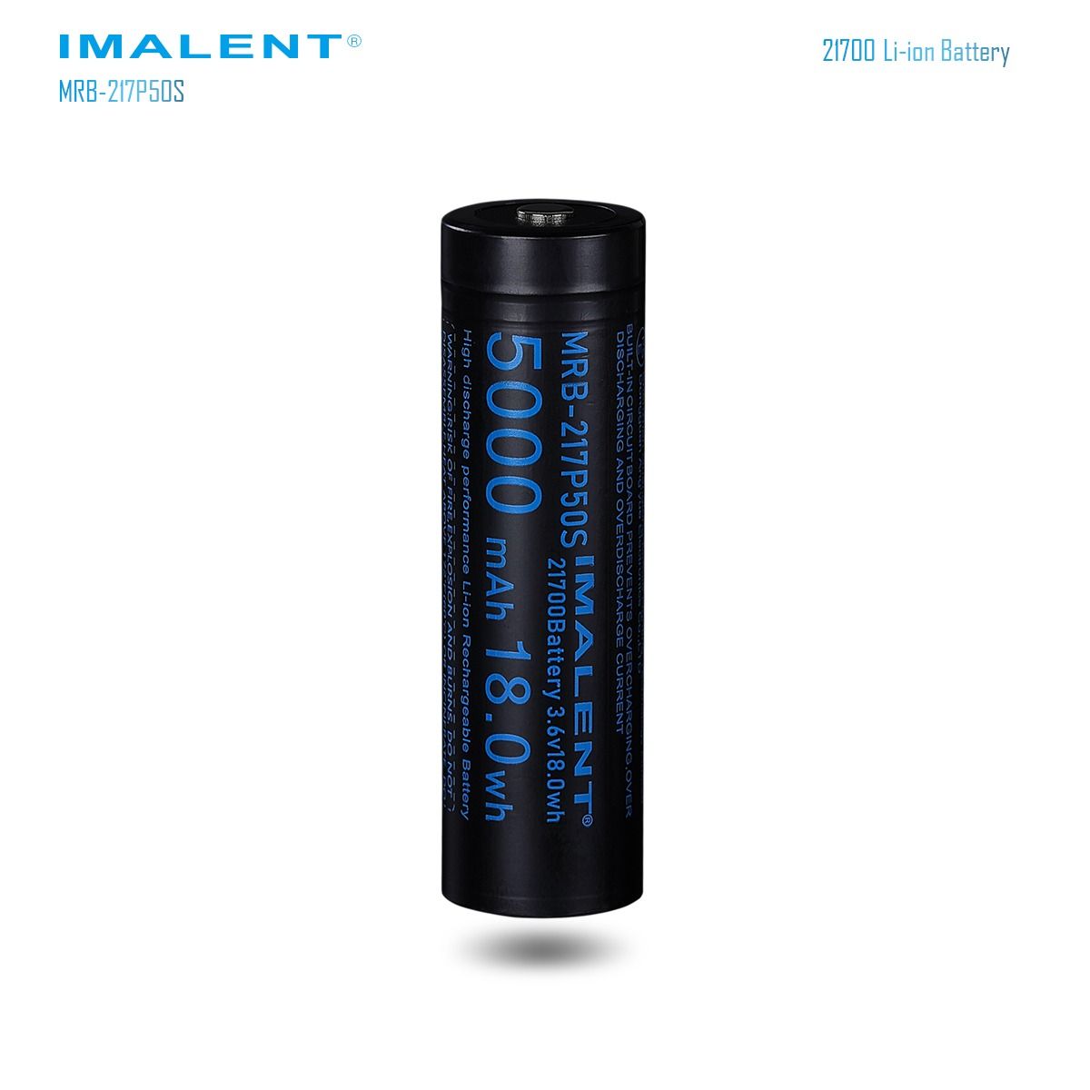 IMALENT MRB-217P50S 21700 5000MAH 3.6V batteria ricaricabile