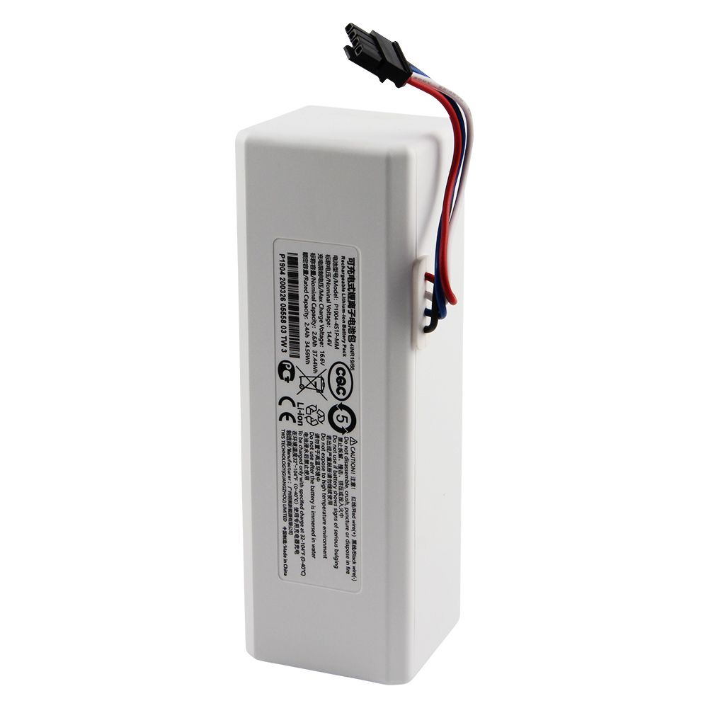 Batteria originale per robot 1C P1904-4S1P-MM per Xiaomi Mijia Mi Robot Aspirapolvere e Lavapavimenti ad alta capacità