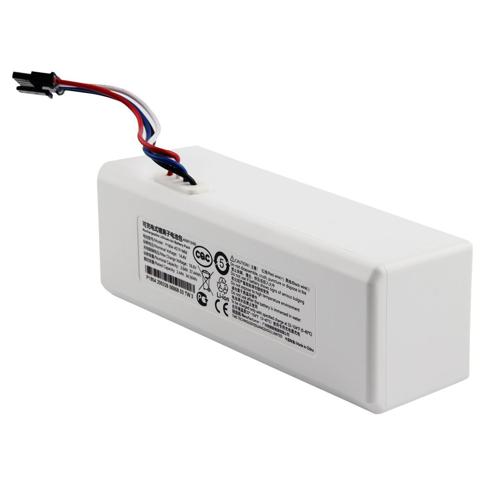 Batteria originale per robot 1C P1904-4S1P-MM per Xiaomi Mijia Mi Robot Aspirapolvere e Lavapavimenti ad alta capacità