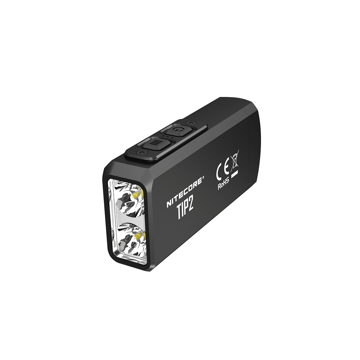 NITECORE TIP2 torcia portachiavi LED ricaricabile USB 720 lumen design compatto leggera ideale per campeggio e trasporto quotidiano illuminazione affidabile UPC 700646182206