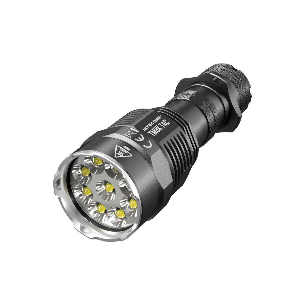NITECORE TM9K TAC 9800 Lumen Torcia Tattica Ricaricabile Super Luminosa per Esterni con Porta USB-C