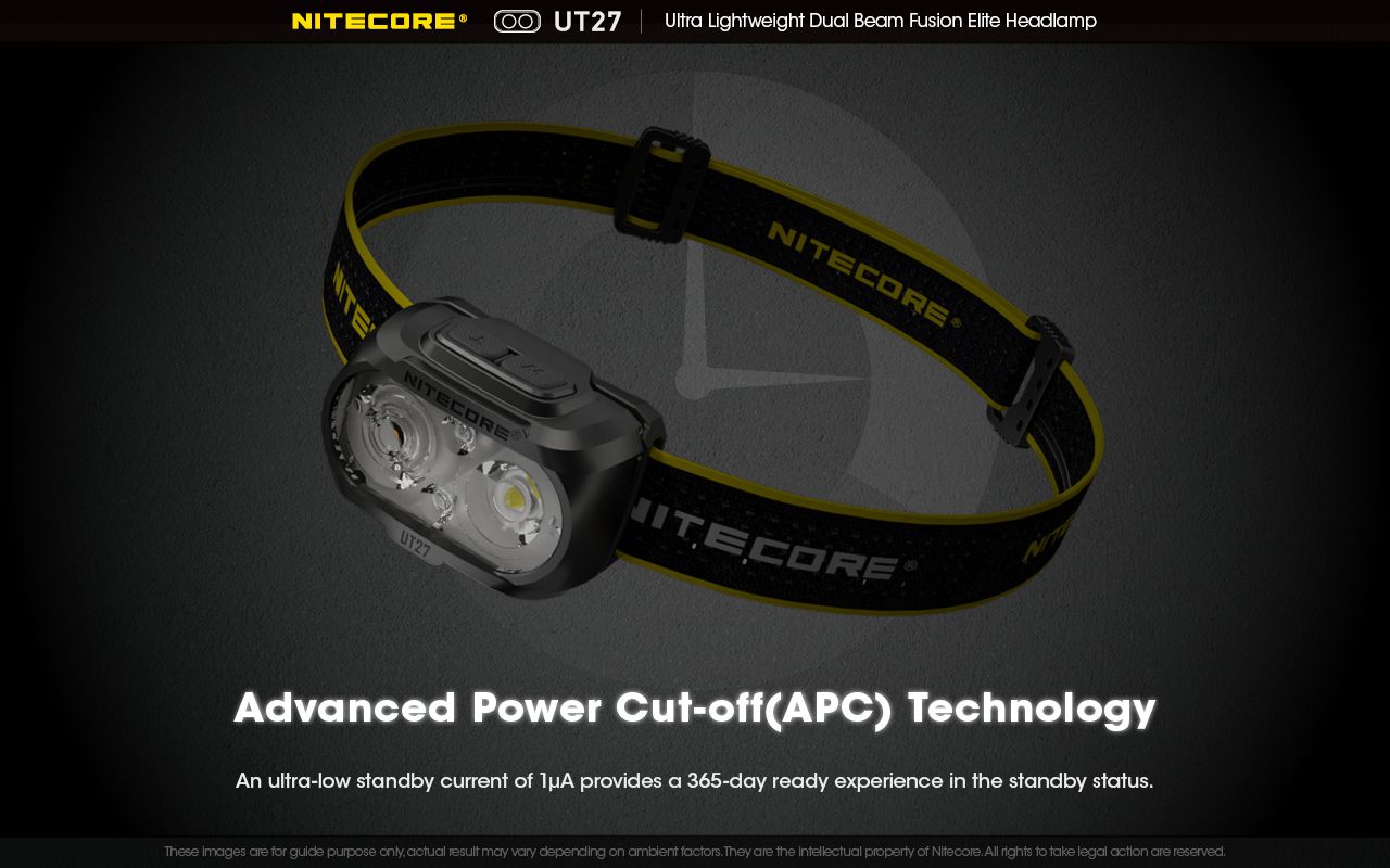 Nitecore UT27 Faro LED 520 Lumen Doppia Illuminazione per Avventurieri Alta Performance Outdoor e Escursionismo Autonomia Prolungata e Sicurezza in Ambienti Esterni Alta Visibilità