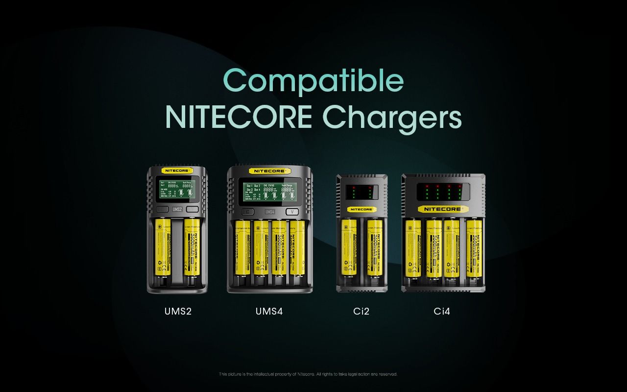 Nitecore 18650 NL1836 3600mAh Batteria ricaricabile Li-ion