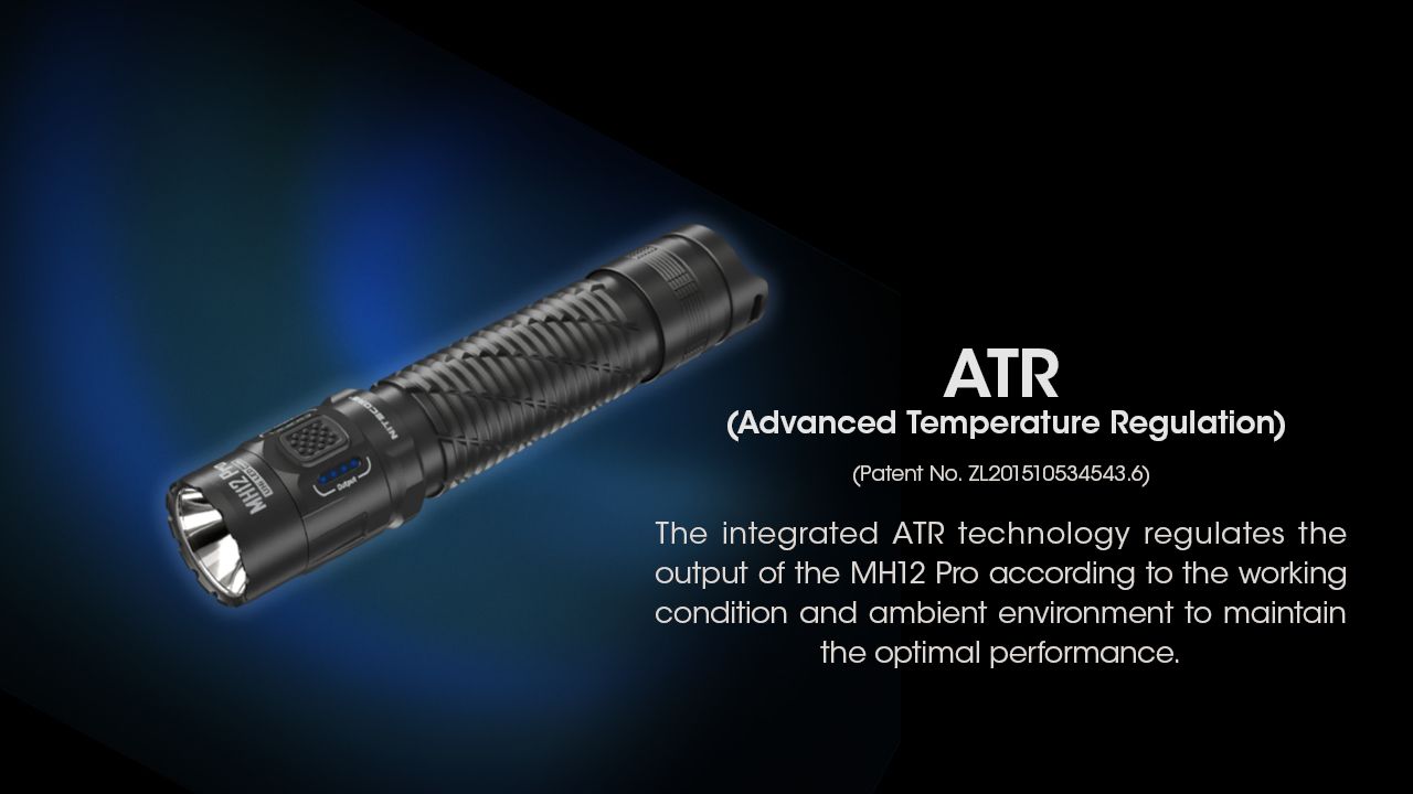 Nitecore MH12 Pro Torcia Ricaricabile USB-C 3300 Lumen Fascio ad Alta Intensità per Escursioni Notturne e Avventure