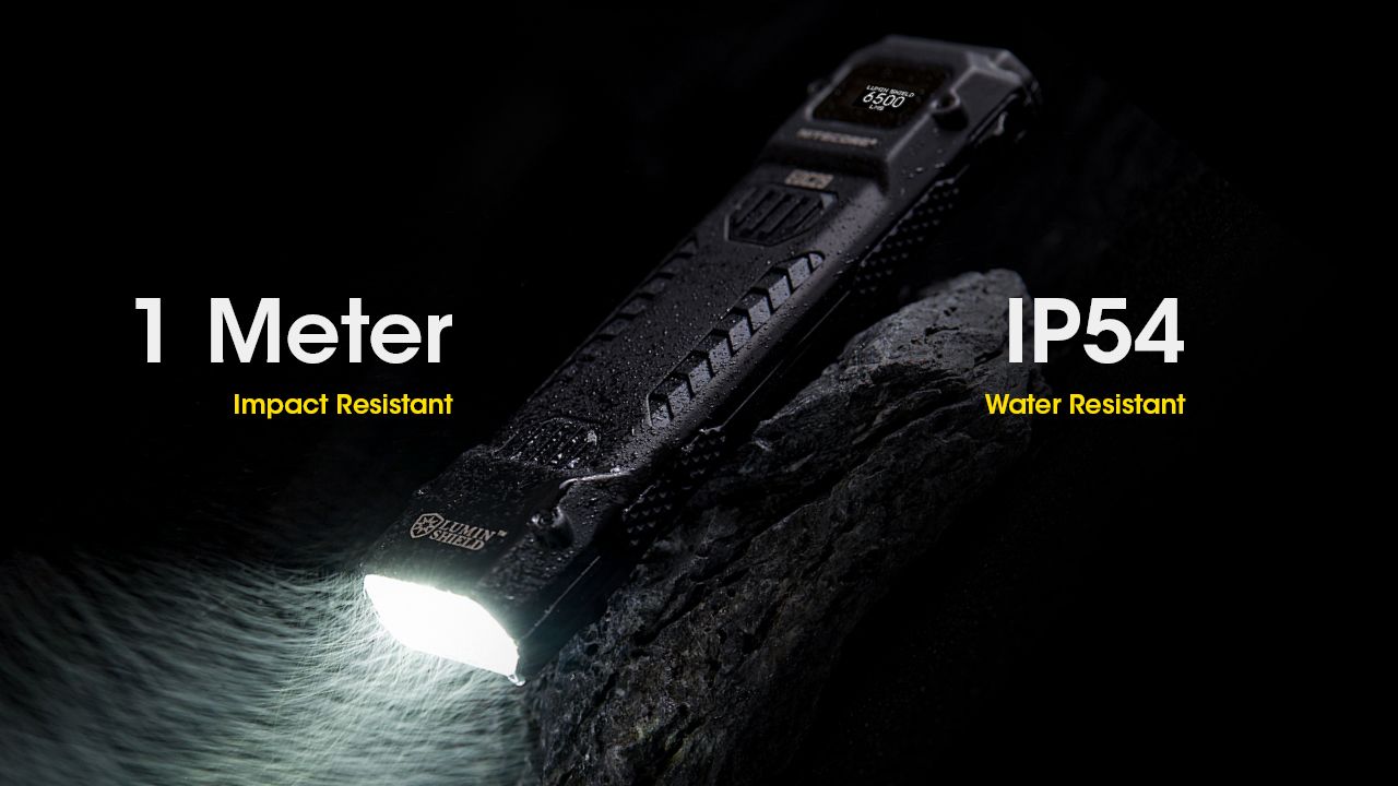 NITECORE EDC29 6500 Lumen Torcia Ricaricabile USB-C a Lunga Distanza per Avventure da Trasporto Quotidiano