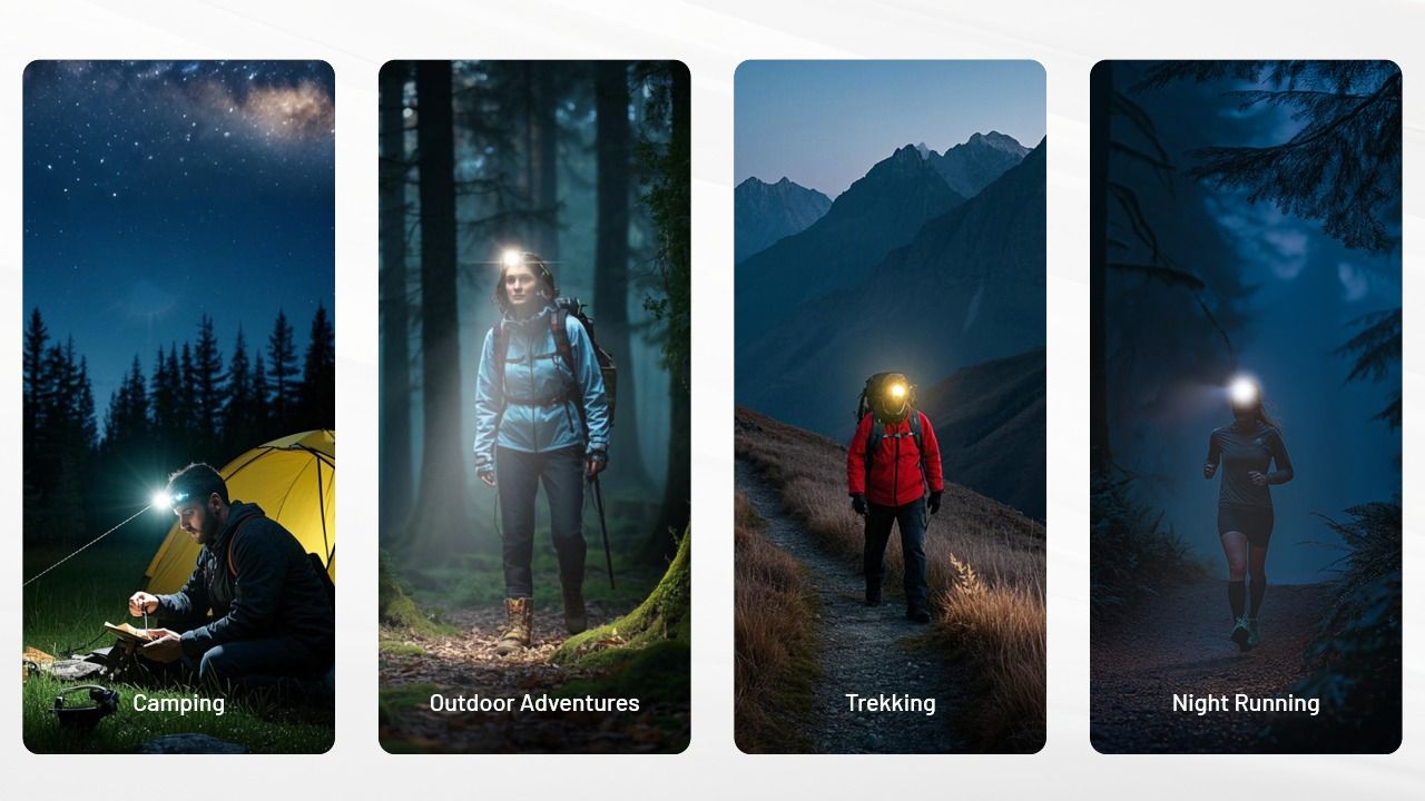 Lampada frontale NITECORE NU25 MCT UL da 400 lumen, leggera, ricaricabile tramite USB-C per escursionismo, campeggio e emergenze.