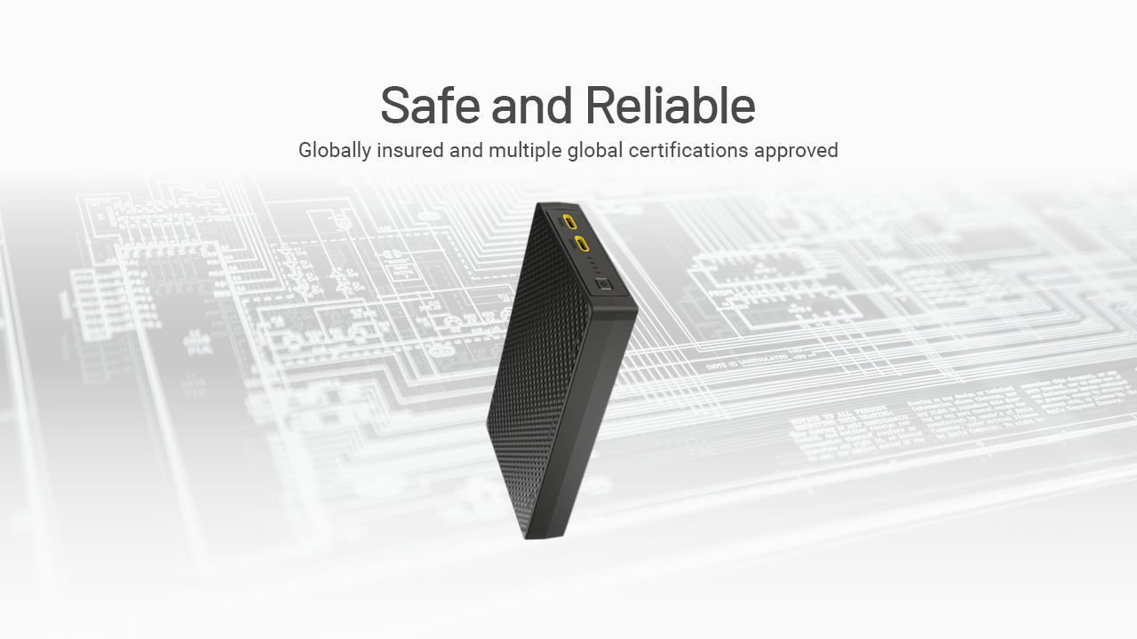 Nitecore NB20000 Gen3 QC Power Bank con doppia porta USB-C 20000mAh compagno di viaggio compatto e leggero
