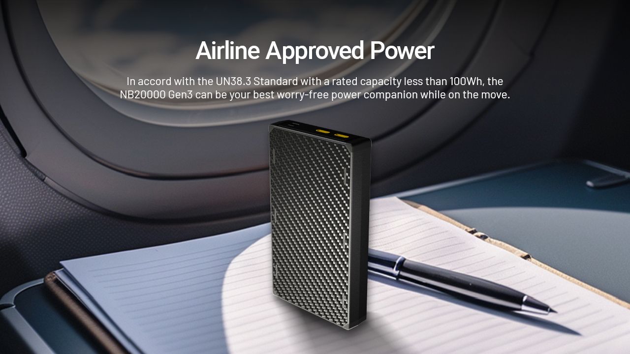 Nitecore NB20000 Gen3 QC Power Bank con doppia porta USB-C 20000mAh compagno di viaggio compatto e leggero