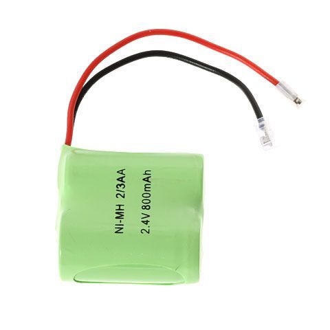 Batteria ricaricabile Ni-MH ecologica da 2,4 V formato 2/3 AA 800 mAh per dispositivi elettronici e giocattoli per bambini