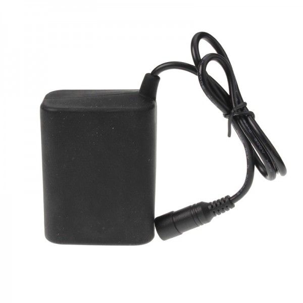 Pacco batterie Li-ion ricaricabile impermeabile da 8.4V 8000mAh 6x18650 per luci da bici a LED e avventure all'aperto