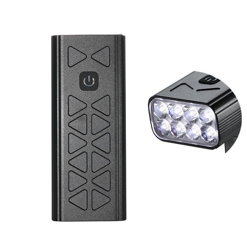 NiteBeam BR08 Luci per Bici 10000 Lumen Ricaricabile via USB Luce per Bicicletta Luminosa per Ciclismo Urbano e Sentieri di Montagna