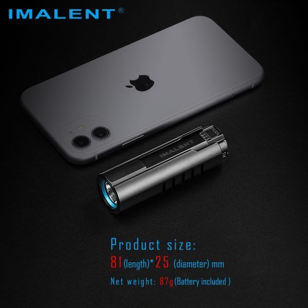 IMALENT LD70 Torcia LED 4000 Lumen Design compatto per avventurieri Fonte luminosa affidabile con display OLED