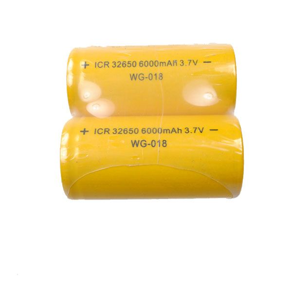 Batteria ICR 32650 6000mAh Ricaricabile Li-ion per Torce, Utensili Elettrici, Dispositivi ad Alto Consumo, Ecologica