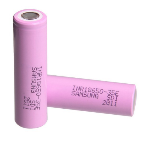 INR18650-35E Power Batteria al litio 18650 3500mAh 25A Batteria ricaricabile ad alta potenza (confezione da 2)