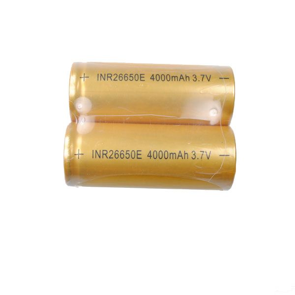 UltraFire 26650 4000mAh Batteria Ricaricabile agli Ioni di Litio ad Alta Capacità Ecologica per Dispositivi ad Alto Consumo