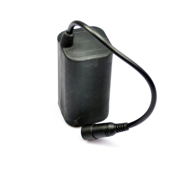 Pacco batteria ricaricabile impermeabile da 8,4V 4*18650 per luci per bicicletta, alta capacità 5200mAh, sicurezza ciclistica