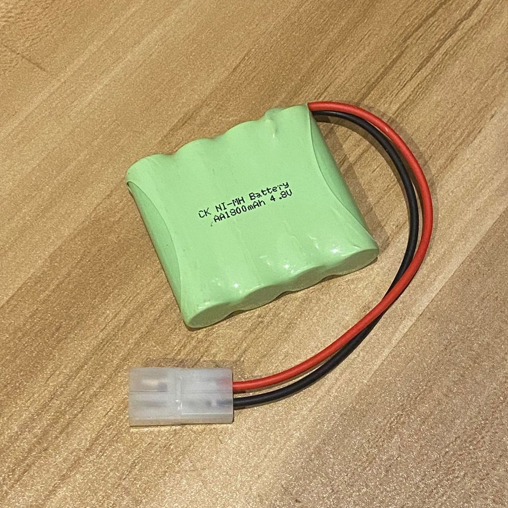 Batteria ricaricabile Ni-MH AA 4.8V 1800mAh, ecologica, a lunga durata per giocattoli e dispositivi a controllo remoto