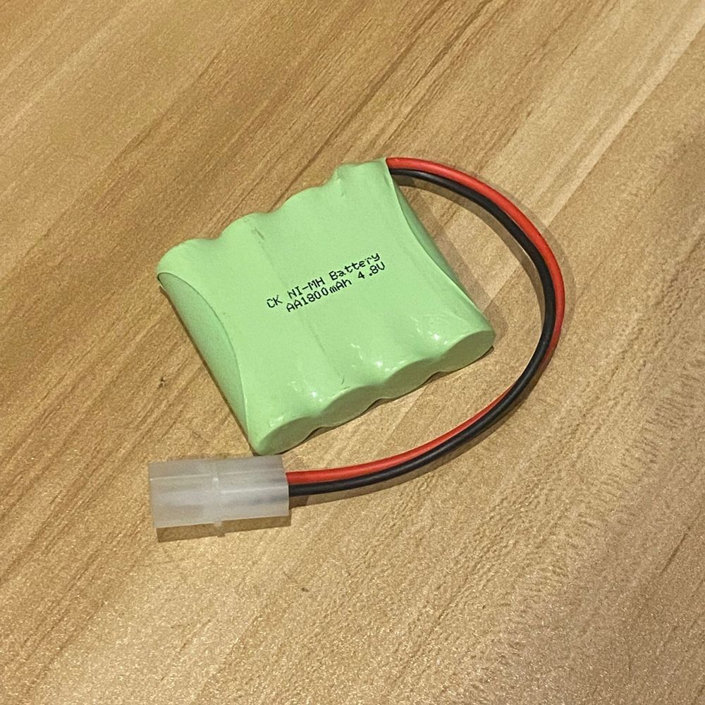 Batteria ricaricabile Ni-MH AA 4.8V 1800mAh, ecologica, a lunga durata per giocattoli e dispositivi a controllo remoto
