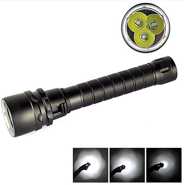 Illuminate Adventures SK68 Q5 LED Torcia portatile mini ZOOM 6000 lumen Luce da campeggio durevole e impermeabile