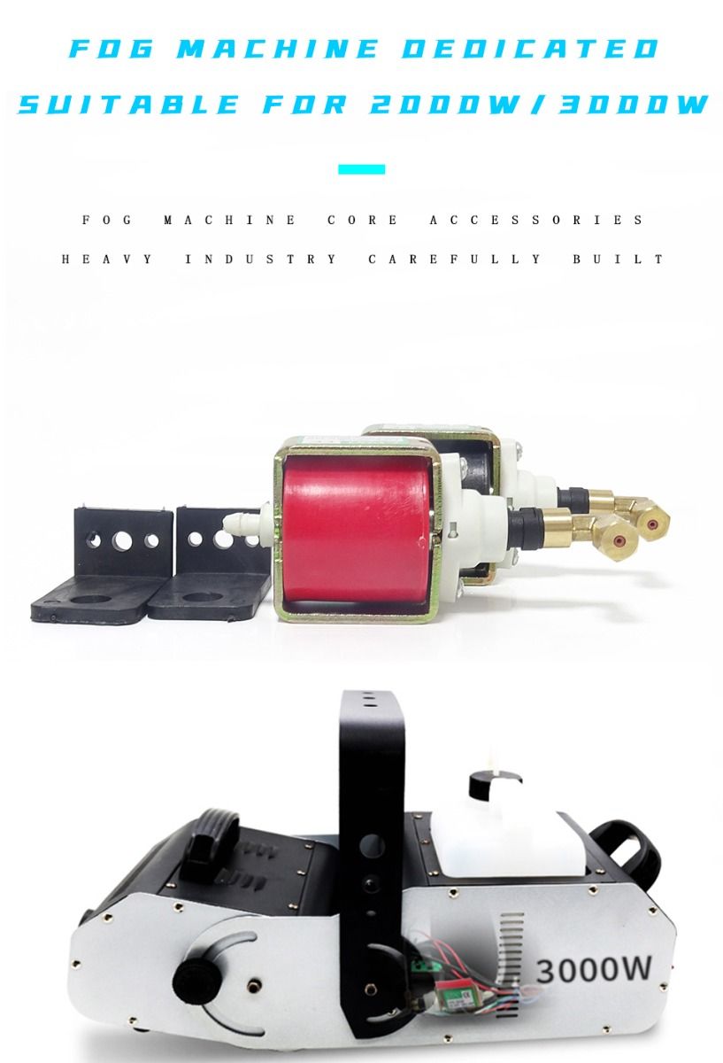 Pompa dell'Olio Pompa di Potenza 55DCB per Macchine Fumo e Nebbia con Controllo Olio Precisione Prestazioni Ultra-Silenziose Compatibile con 110V e 220V per Effetti Teatrali e Ambientali