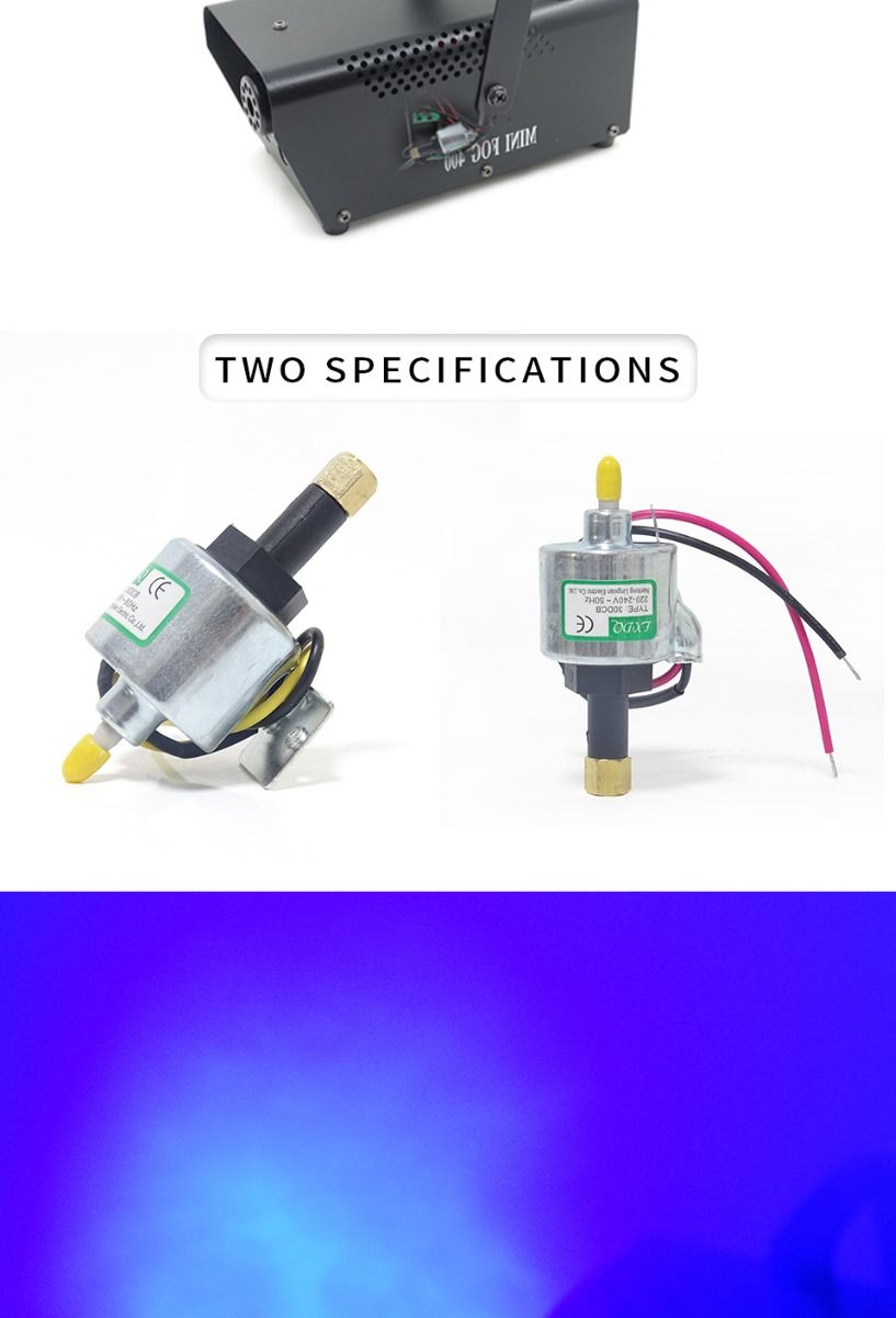Pompa dell'Olio Pompa di Potenza 55DCB per Macchine Fumo e Nebbia con Controllo Olio Precisione Prestazioni Ultra-Silenziose Compatibile con 110V e 220V per Effetti Teatrali e Ambientali