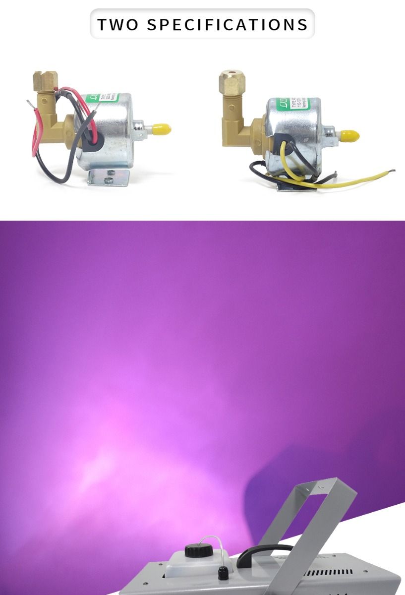 Pompa dell'Olio Pompa di Potenza 55DCB per Macchine Fumo e Nebbia con Controllo Olio Precisione Prestazioni Ultra-Silenziose Compatibile con 110V e 220V per Effetti Teatrali e Ambientali