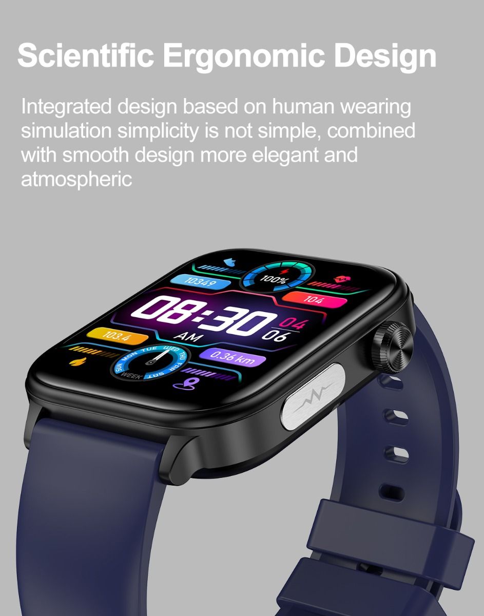 ET570 Smartwatch con Glicemia, ECG, Frequenza Cardiaca e Pressione Sanguigna