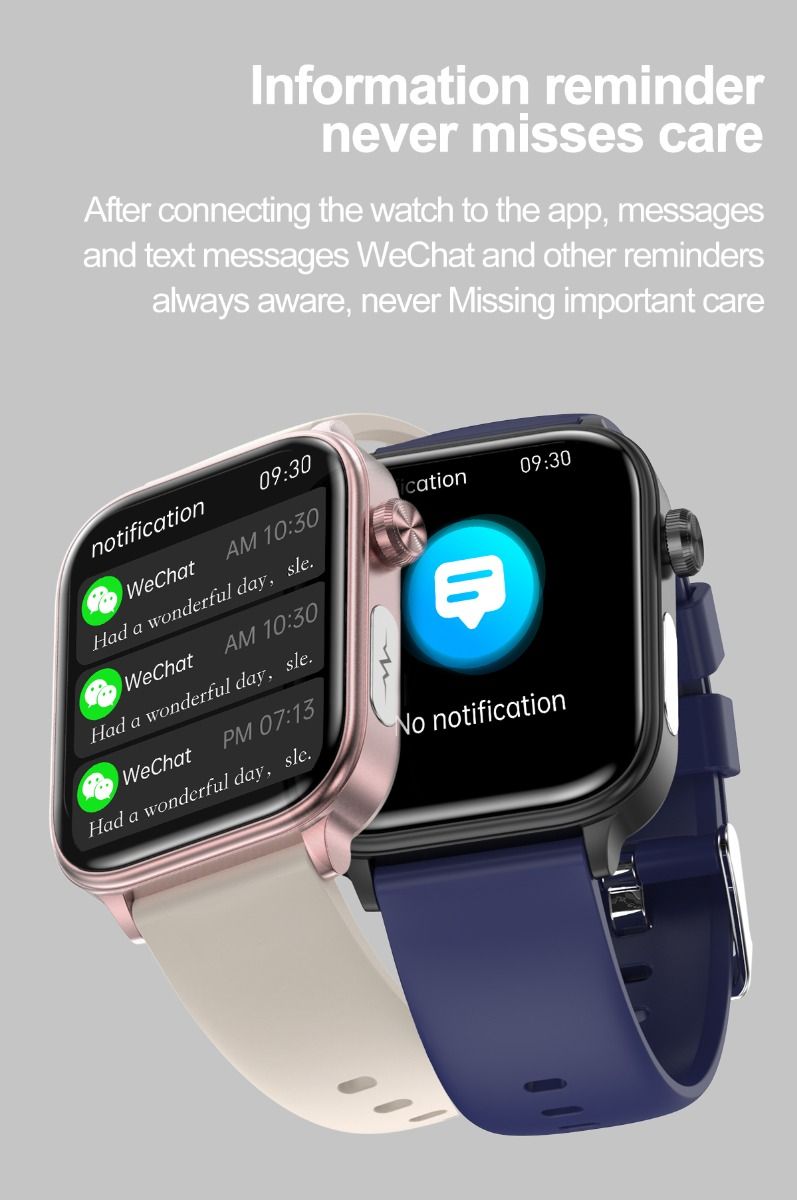 ET570 Smartwatch con Glicemia, ECG, Frequenza Cardiaca e Pressione Sanguigna