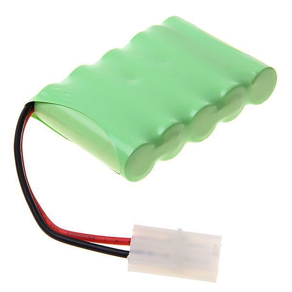 Pacco batterie ricaricabili Ni-MH da 6V AA 1800mAh, batteria ad alta capacità ed ecologica per giocattoli ed elettronica.