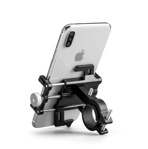 ROCKBROS Supporto per telefono da moto resistente, versatile accessorio per bici in lega di alluminio CNC con cinque artigli per un fissaggio sicuro