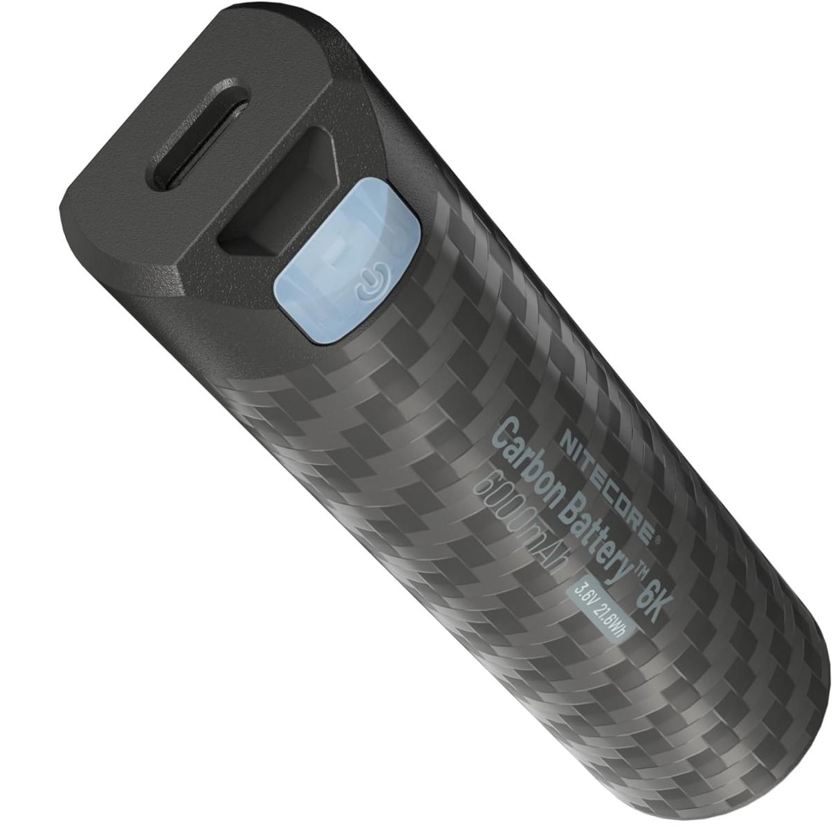 Nitecore Carbon Battery 6K USB-C Ricaricabile Leggero Power Bank Impermeabile da 6000mAh