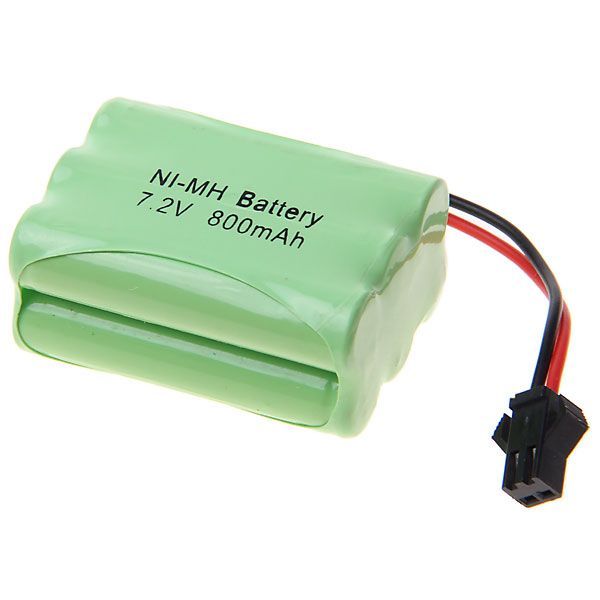 Batteria Ricaricabile Ni-MH 7.2V 800mAh SM Plug Alta Capacità Lunga Durata Eco-Compatibile per Giocattoli e Modellini di Aerei Durata Della Batteria per Prestazioni Stabili